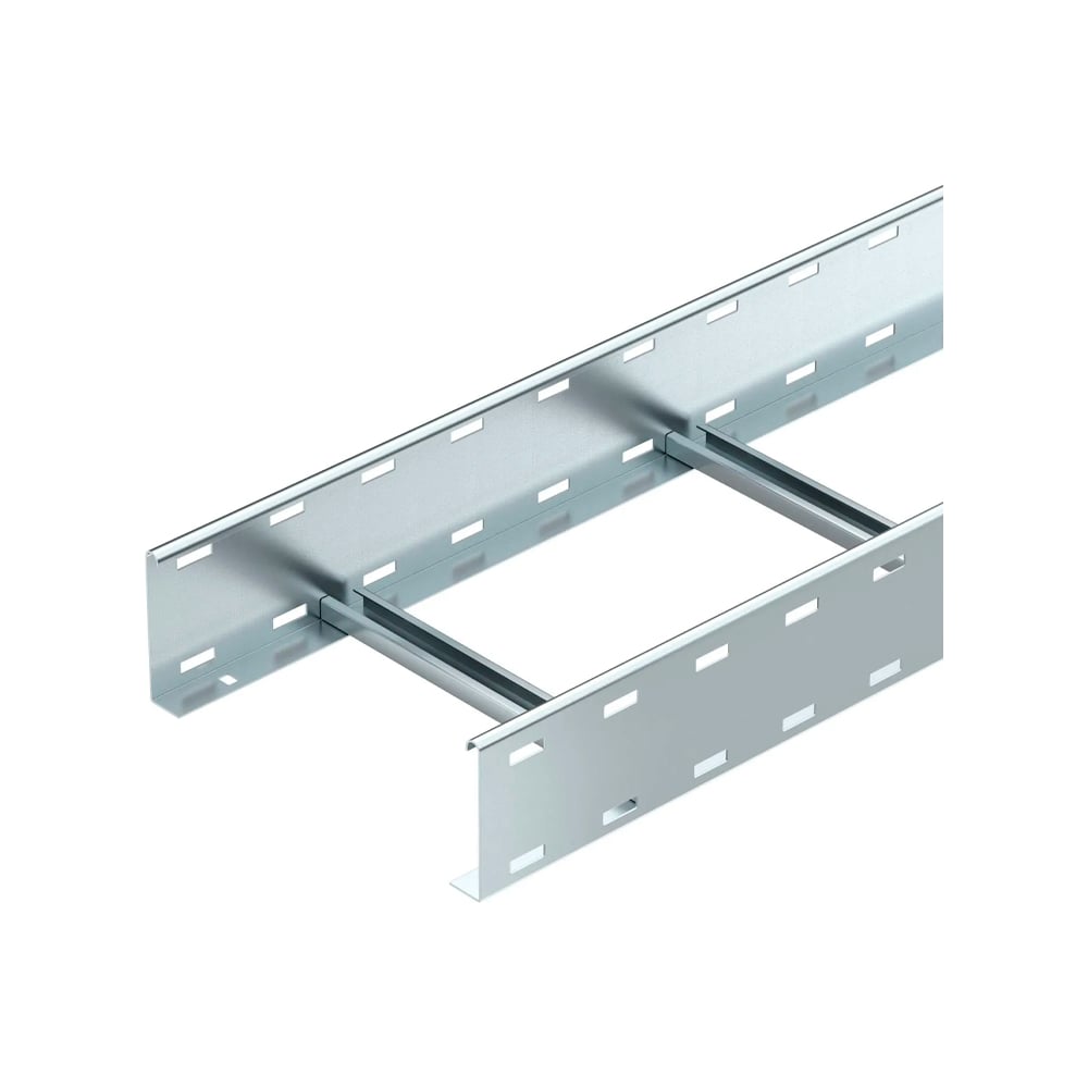 Лестничный кабельный лоток OBO Bettermann LG 630 VS 3 FS, 60х300х3000 мм, S=1,5 мм, складной, сталь, конвейерный цинк 6208541
