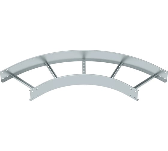 Изображение товара Угловая секция OBO Bettermann 90 лестничного лотка 110x300 мм R=500 мм 6217774