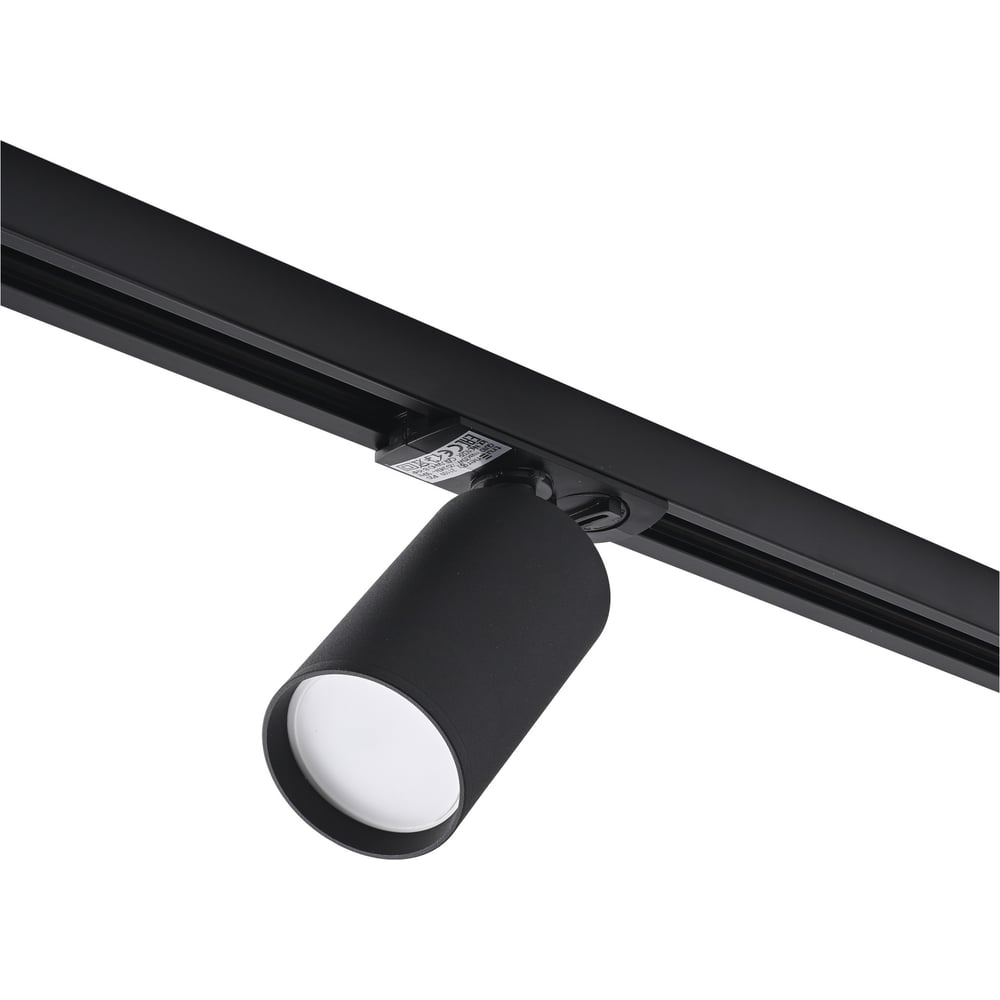 Изображение товара Трековый светильник truEnergy под лампу GU10 35 Вт алюминий черный IP20