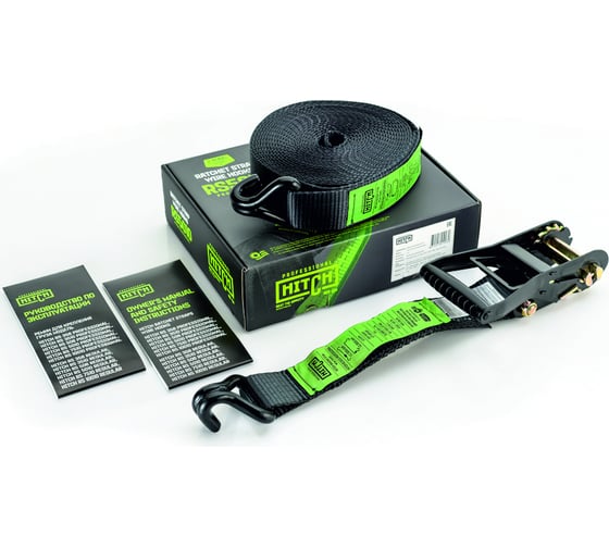 Изображение товара Стяжной ремень HITCH RS PROFESSIONAL SELF-TENSION 600:5000:10 (50 мм, STF600daN, 5 т, 10 м) SZ070692