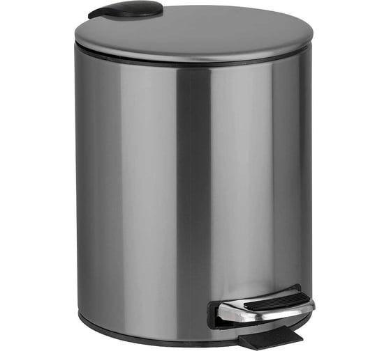 Изображение товара Мусорный ящик BEMETA GRAPHIT „Soft Close“, 5 л 156315013