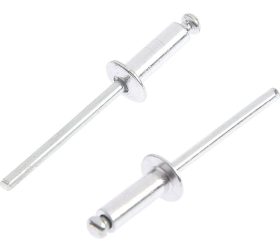 Изображение товара Вытяжные заклепки ТУНДРА krep алюминий-сталь, 50 шт., 4x12 мм 1112967