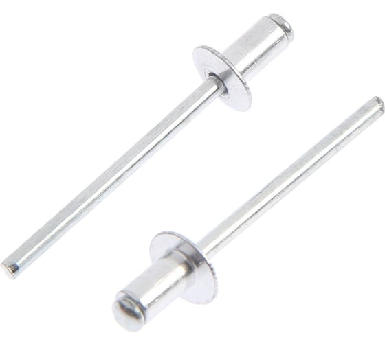 Изображение товара Вытяжные заклепки ТУНДРА krep алюминий-сталь, 50 шт., 4x8 мм 1112965