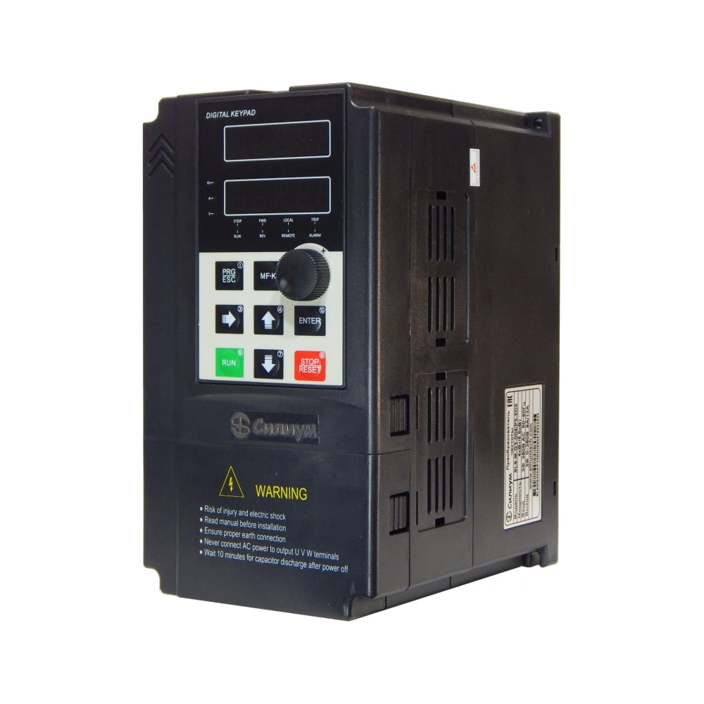 Изображение товара Преобразователь частоты Силиум SL9-M-G13-004 4кВт с пультом и тормозным модулем