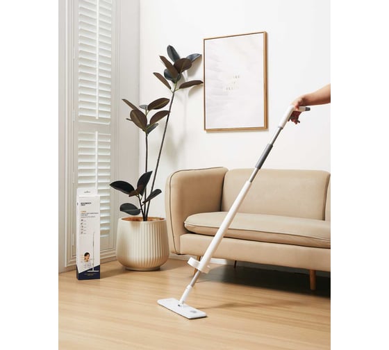 Изображение товара Швабра с вертикальным отжимом и распылителем Boomjoy JY8326