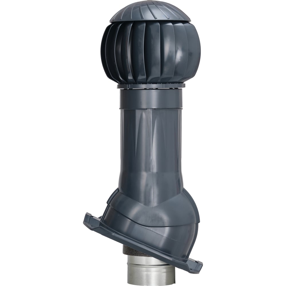 Изображение товара Комплект вентиляции Gervent ПРОФ 21 + кольцо гидрозатвора графит