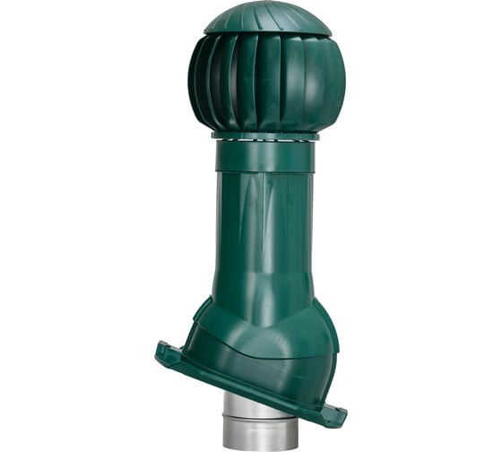 Изображение товара Комплект вентиляции Gervent ПРОФ 21 + кольцо гидрозатвора, зеленый КП21+КГ/зелен