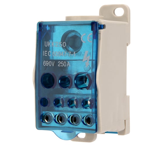 Изображение товара Распределительный блок REXANT рбд-250а на din-рейку 11-2003