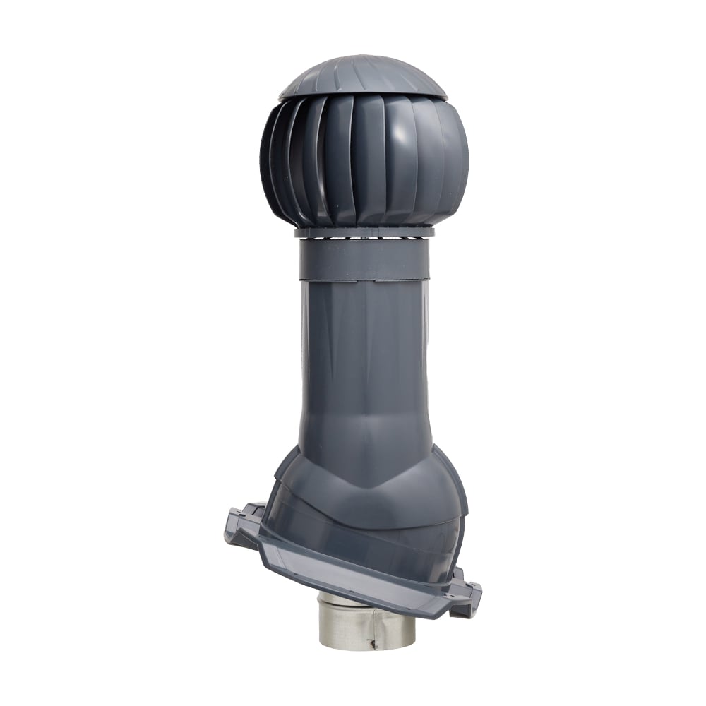 Изображение товара Комплект вентиляции Gervent ПРОФ 21, серый графит для кровли из профлиста МП21/С21