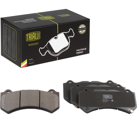 Изображение товара Колодки тормозные дисковые передние Jeep Grand Cherokee IV (10-) с тормозной системой Brembo TRIALLI PF 4378