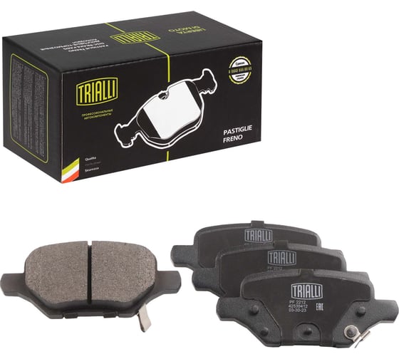 Изображение товара Колодки тормозные дисковые задние Opel Mokka (13-) TRIALLI PF 2212