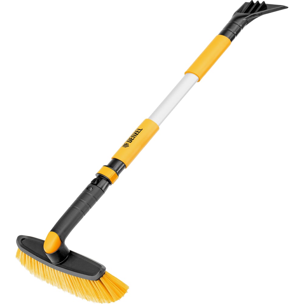 Изображение товара Щетка со скребком Denzel телескопическая, поворотная голова, 750-1120 мм