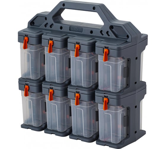 Изображение товара Органайзер Blocker п/п 310х150х320 для мелочей, 16 модулей цв. серо-свинцовый 32832