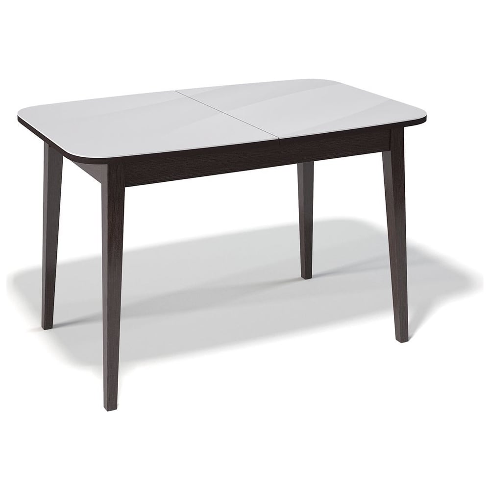 Изображение товара Стол KENNER 1200 M, венге/стекло белое глянец 326462