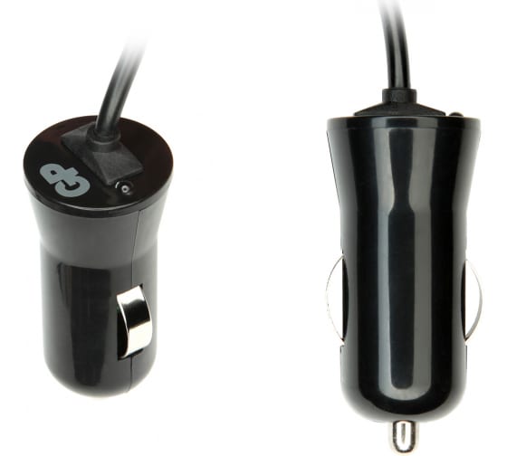 Автомобильный USB адаптер GP 1USB, вых. 1A, mini USB, черный AP13BMNU-2CR1 1