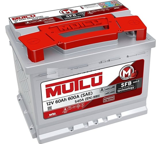 Аккумуляторная батарея Mutlu SFB M3 6СТ-60.0 низкий LB2.60.054.A в Ростове-на-Дону - купить, цены, отзывы, характеристики, фото, инструкция