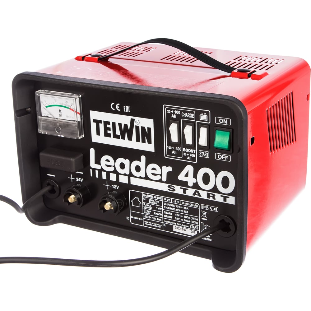 Пуско-зарядное устройство  Leader 400 Start 230V 12-24V 807551 .