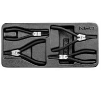 Щипцы для стопорных колец набор 4 шт NEO Tools 84-240