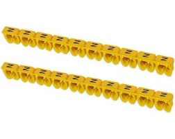 Наборный маркер TDM символ N желтый 4 мм2 100 шт. SQ0534-0041