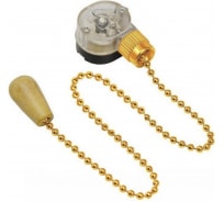 Выключатель для бра с цепочкой SVET длина 30 см цвет золото SV0416-0001