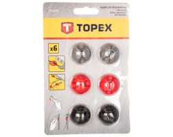 Клипсы-держатели TOPEX для кабелей и проводов 6 шт. 79R270