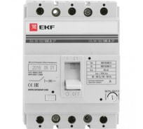 Автоматический трехполюсный выключатель EKF ВА-99/160 40А 3ф 35кА РЭ400А mccb99-160-40