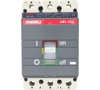 Автоматический выключатель ANDELI AM3-250S/3P 250A 65KA ADL06-135