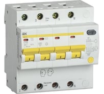 Дифференциальный автомат IEK АД14S, 4Р, 63А, 300мА MAD13-4-063-C-300