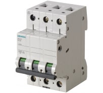 Автоматический выключатель Siemens 400V 6KA, 3-полюса, C, 6A 5SL63067