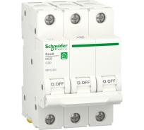 Автоматический выключатель Schneider Electric RESI9 АВ С 20А 3P 6000A R9F12320