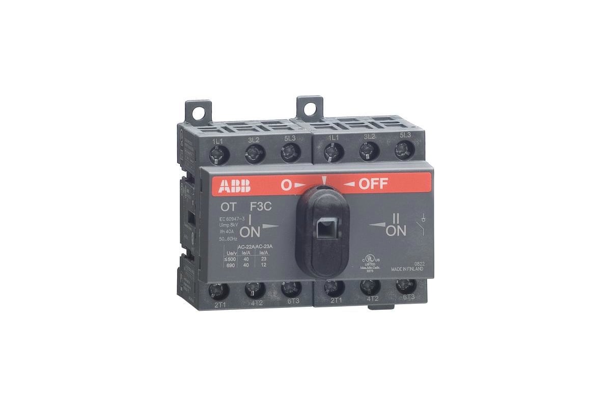 Реверсивный рубильник ABB OT16 F3C 16A 1SCA104816R1001 - цена, отзывы ...