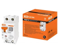 Автоматический выключатель дифференциального тока TDM АВДТ 63 2P C63 100мА SQ0202-0013