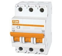 Автоматический выключатель TDM ВА47-63 3Р 16А SQ0218-0019