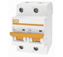 Автоматический выключатель TDM ВА47-100 2Р 80А 10кА С SQ0207-0065