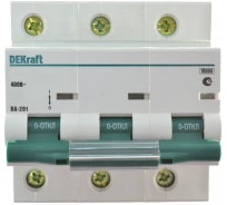 Автоматический выключатель DEKraft ВА201-3P-080A-C 13008DEK 121936