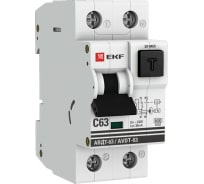 Автоматический дифференциальный выключатель EKF АВДТ-63 63А/30мА C электромеханический A 6кА DA63-63-30