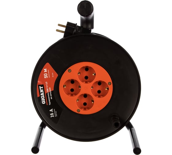 Удлинитель Gigant ПВС 3х2,5 50м на катушке PE-024 (Россия) в ...