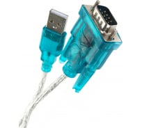 Кабель-переходник AOpen/Qust USB Am - RS-232 DB9M, винты добавляет в систему COM порт ACU804