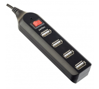 Разветвитель USB-HUB Perfeo 4 Port чёрный 30012980
