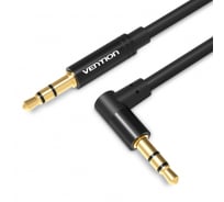 Аудио кабель Vention Jack 3,5 mm M/Jack 3,5 mm M, угол 90 - 1,5м, черный BAKBG-T