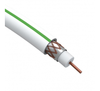 Коаксиальный кабель ЭРА SAT 703 B, 75 Ом, Cu/, PVC, цвет белый Б0044615
