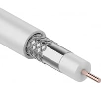 Коаксиальный кабель PROconnect RG-6U, 75 Ом, CCS/Al/Al, 48%, бухта 20 м, белый 01-2205-20