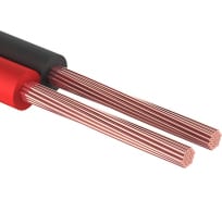 Акустический кабель REXANT 2х0,75 кв.мм красно-черный м. бухта 20 м 01-6104-3-20