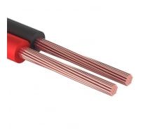 Акустический кабель REXANT ШВПМ 2х0,35 кв.мм, красно-черный, бухта 100 м 01-6102-3