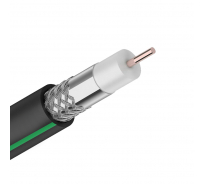 Коаксиальный кабель CADENA RG-6SAT-Optima высокого качества черный MP RG6SAT-Optima-CADBMP