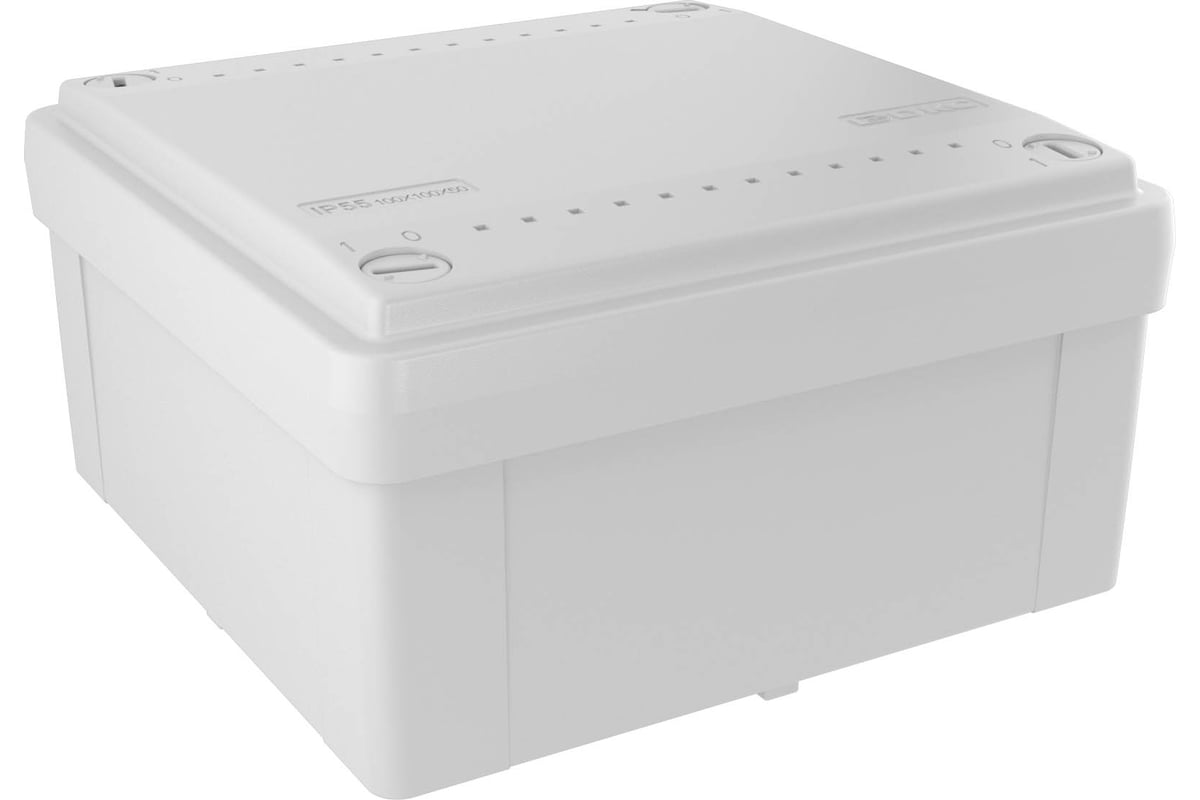 Коробка ответвит с гладкими стенками ip56 100х100х50мм 53810 dkc