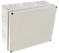 Распаячная коробка с крышкой ОП 240х195х90мм, IP44, кабельные вводы d28-3 шт, d37-2 шт TDM SQ1401-1271