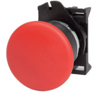 Грибовидная кнопка с фиксацией DKC, красная, диаметр 40 мм, ABHT1M4N