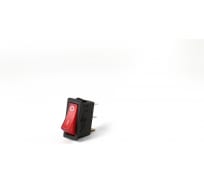 Клавишный выключатель Emas с подсветкой, красная клавиша, 1НО, 250В AC, 16А A21B1K11