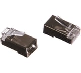 Вилка Cablexpert RJ-45 8P8C PLUG5SP/10 универсальн кат.5e экранирован контакты 30мкр 10шт PLUG5SP/10